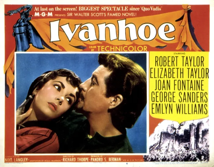Framed Print : IVANHOE, Elizabeth Taylor, Robert Taylor, 1952 Framed Print : IVANHOE, Elizabeth Taylor, Robert Taylor, 1952