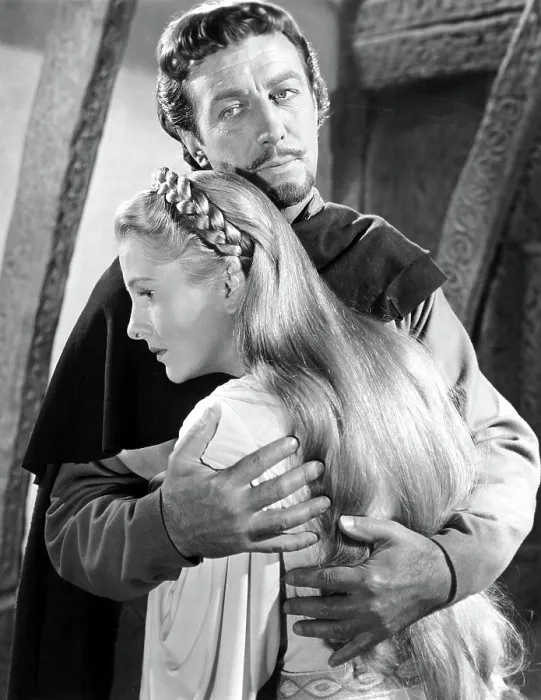 Framed Print : IVANHOE, Robert Taylor, Joan Fontaine, 1952