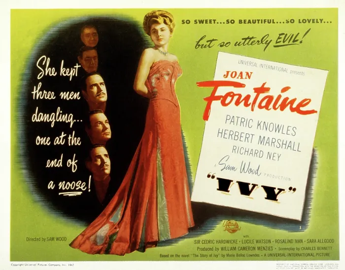 Framed Print : IVY, Joan Fontaine, Patric Knowles, Herbert Marshall, Richard Ney, 1947 Framed Print : IVY, Joan Fontaine, Patric Knowles, Herbert Marshall, Richard Ney, 1947