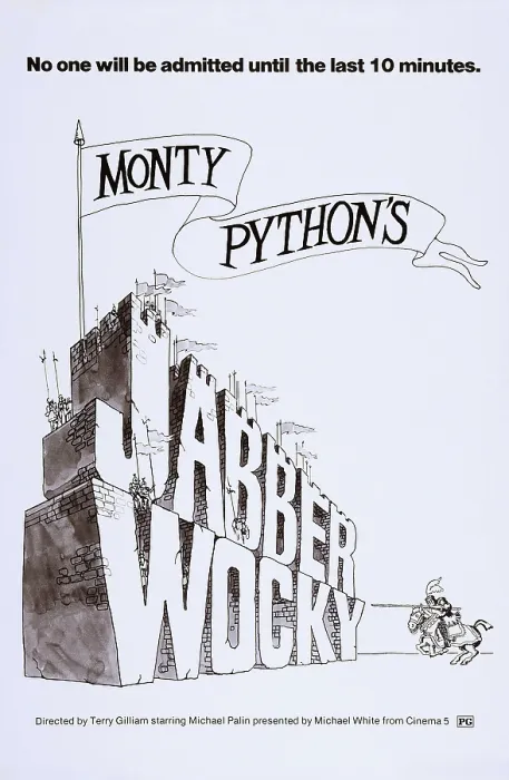 Framed Print : JABBERWOCKY, UK poster art, 1977