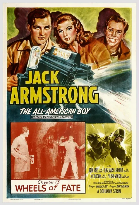 Framed Print : JACK ARMSTRONG, ALL AMERICAN BOY, top left: John Hart, in Chapter 13: Wheels of Fate, 1940 Framed Print : JACK ARMSTRONG, ALL AMERICAN BOY, top left: John Hart, in Chapter 13: Wheels of Fate, 1940