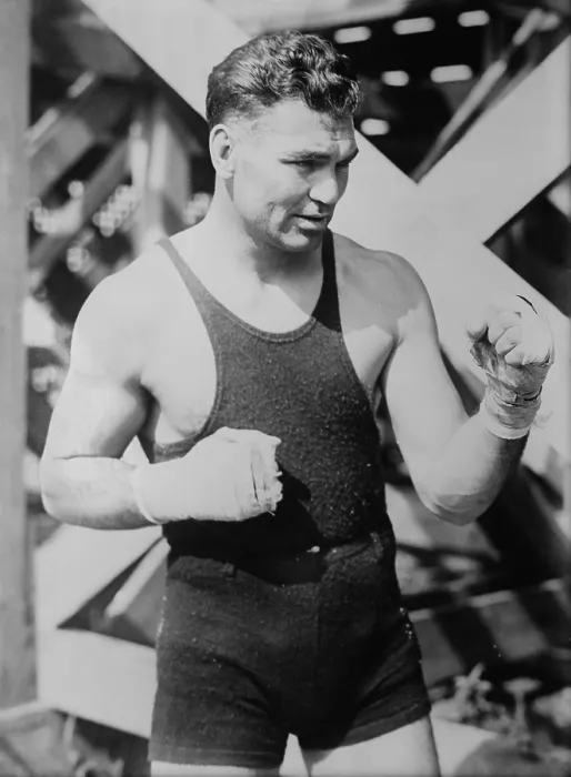 Framed Print : Jack Dempsey, the World Heavyweight Boxing Champion from 1919 to 1926. (BSLOC_2015_17_58)