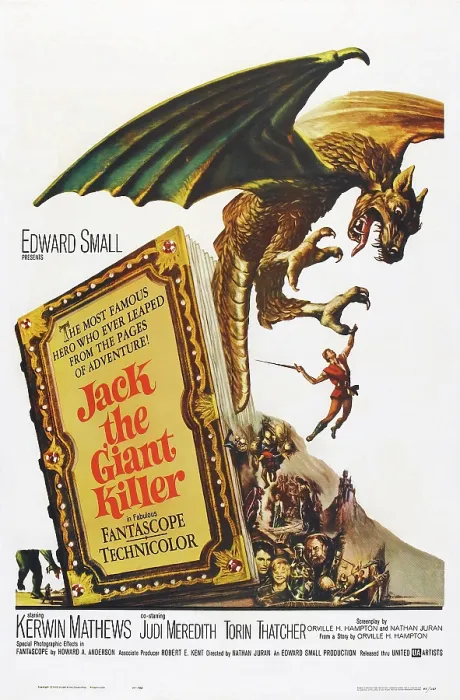 Framed Print : JACK THE GIANT KILLER, US poster, 1962