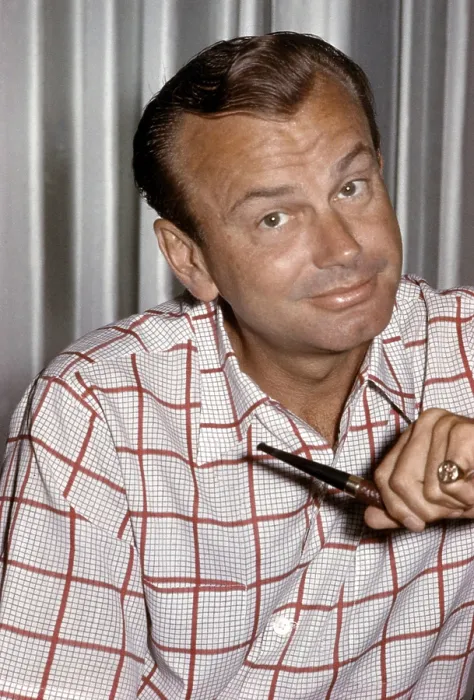 Framed Print : Jack Paar, at home, August, 1957