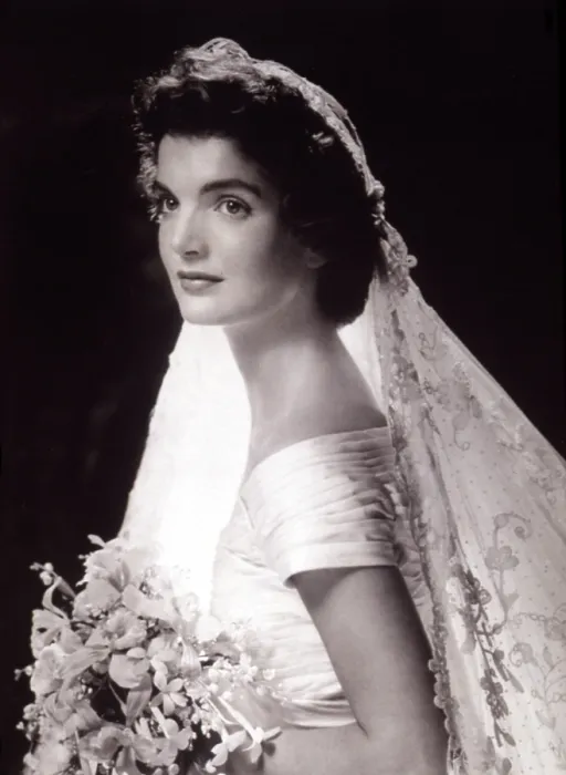 Framed Print : Jacqueline Bouvier Kennedy's wedding picture, 1953.. Courtesy: CSU Archives  /  Everett Collection