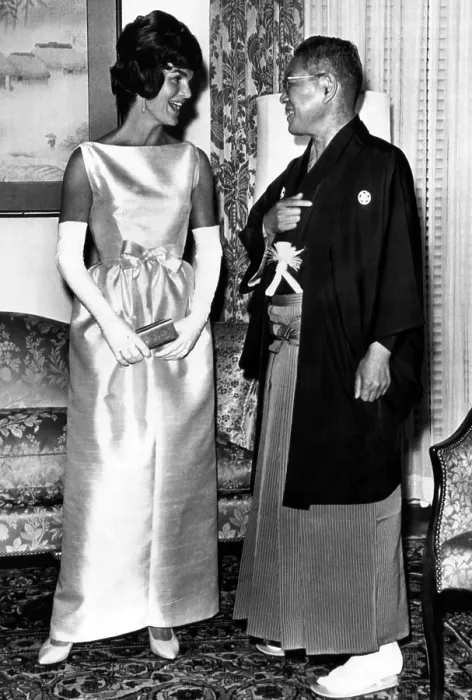 Framed Print : Jacqueline Kennedy, and Japanese Prime Minister Hayato Ikeda, at the Japanese Embassy. June 22, 1961. Courtesy: CSU Archives / Everett Collection Framed Print : Jacqueline Kennedy, and Japanese Prime Minister Hayato Ikeda, at the Japanese Embassy. June 22, 1961. Courtesy: CSU Archives / Everett Collection
