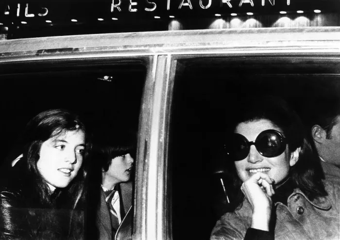 Framed Print : Jacqueline Kennedy Onassis in a limousine with her daughter Caroline and son John. New York City. Jan. 24, 1971. (CSU_ALPHA_890) CSU Archives / Everett Collection Framed Print : Jacqueline Kennedy Onassis in a limousine with her daughter Caroline and son John. New York City. Jan. 24, 1971. (CSU_ALPHA_890) CSU Archives / Everett Collection