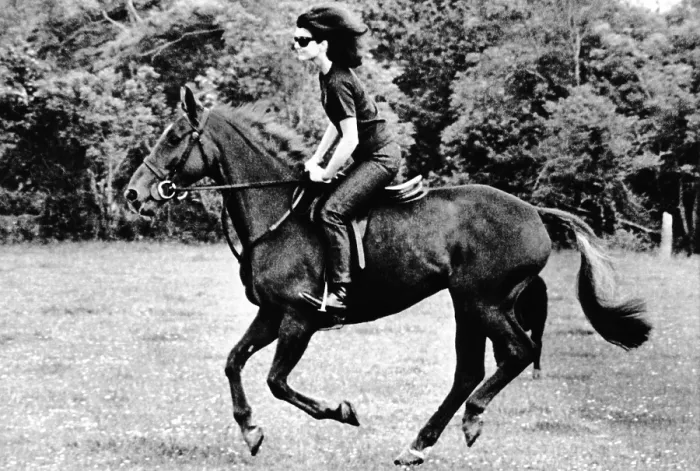 Framed Print : Jacqueline Kennedy, riding a horse in Waterford, Ireland where she was on vacation with her children. June 16, 1967. (CSU_ALPHA_827) CSU Archives / Everett Collection