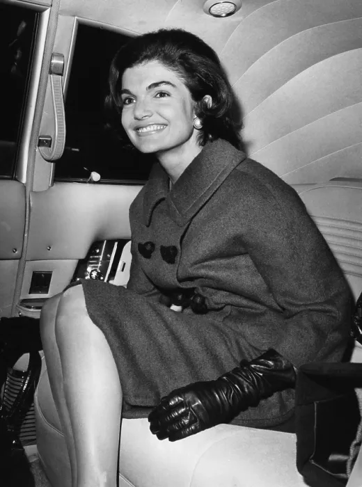 Framed Print : Jacqueline Kennedy, visiting New York. She is staying in the Presidential Suite of the Carlyle Hotel. March 20, 1961. Courtesy: CSU Archives / Everett Collection