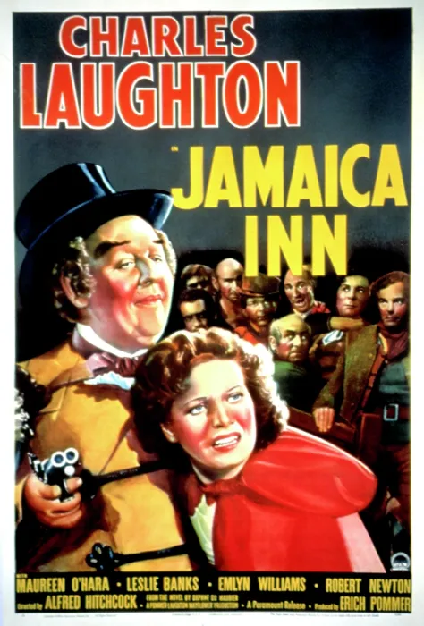 Framed Print : JAMAICA INN, Charles Laughton, Maureen O'Hara, 1939