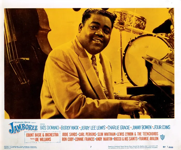 Framed Print : JAMBOREE, (aka DISC JOCKEY JAMBOREE), Fats Domino, 1957