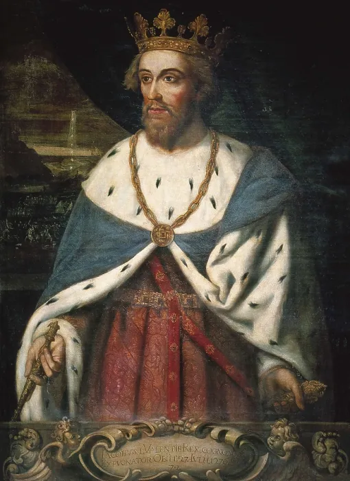 Framed Print : James I The Conqueror (1208-1276). Oil on canvas. SPAIN. Valencia. Generalitat Palace. AISA / Everett Collection**US SALES ONLY**