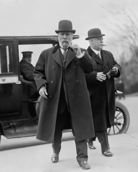 Framed Print : James Jerome Hill, President of the Great Northern Railroad, in Washington, DC, 1911