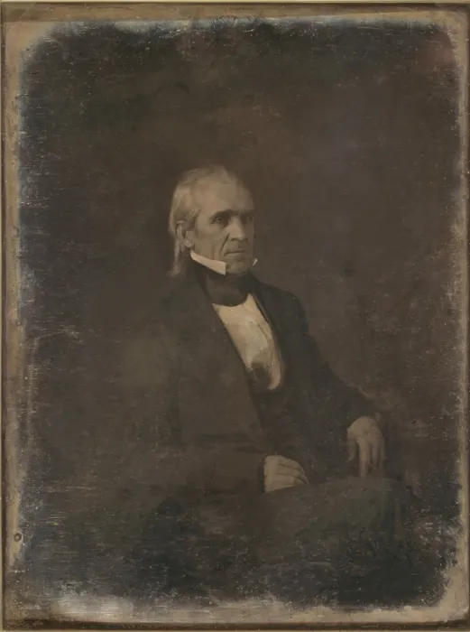 Framed Print : James Knox Polk, (1795-1849), 11th President of the United States. Daguerreotype portrait by Mathew Brady