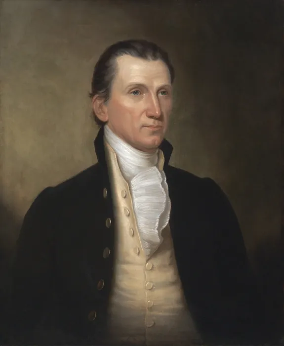 Framed Print : James Monroe served as the 5th President of the United States, from 1817 to 1825
