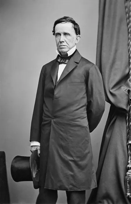 Framed Print : James Roosevelt 1828-1900 the father of President Franklin Roosevelt ca. 1860. He was over 50 when he married FDR's mother Sarah Delano his second wife in 1880 Framed Print : James Roosevelt 1828-1900 the father of President Franklin Roosevelt ca. 1860. He was over 50 when he married FDR's mother Sarah Delano his second wife in 1880