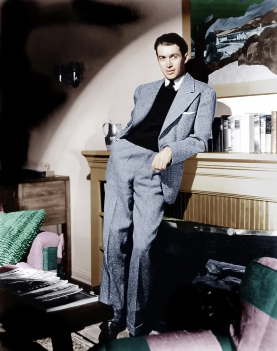 Framed Print : James Stewart, ca. 1940s Framed Print : James Stewart, ca. 1940s