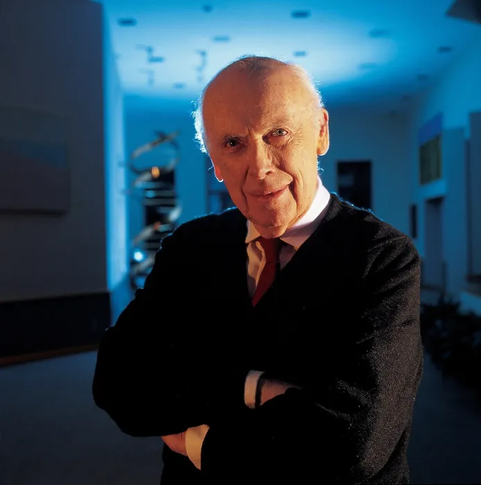 Framed Print : James Watson (b. 1928), discover with Francis Crick and Maurice Wilkins, of the molecular structure of DNA