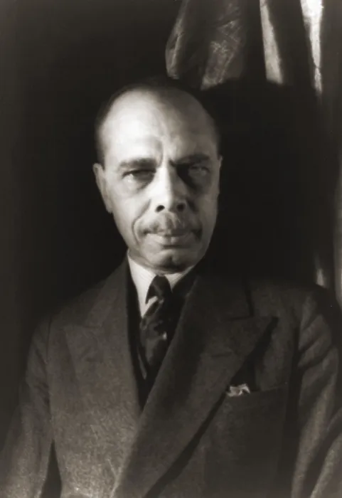 Framed Print : James Weldon Johnson (1871-1938), creative writer, historian, and civil rights activist. 1932 portrait by Carl Van Vechten