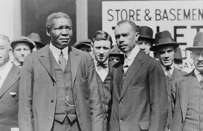 Framed Print : James Weldon Johnson (right) and Robert R. Morton (left) at the funeral of Progressive mayor Seth Low in 1916 Framed Print : James Weldon Johnson (right) and Robert R. Morton (left) at the funeral of Progressive mayor Seth Low in 1916