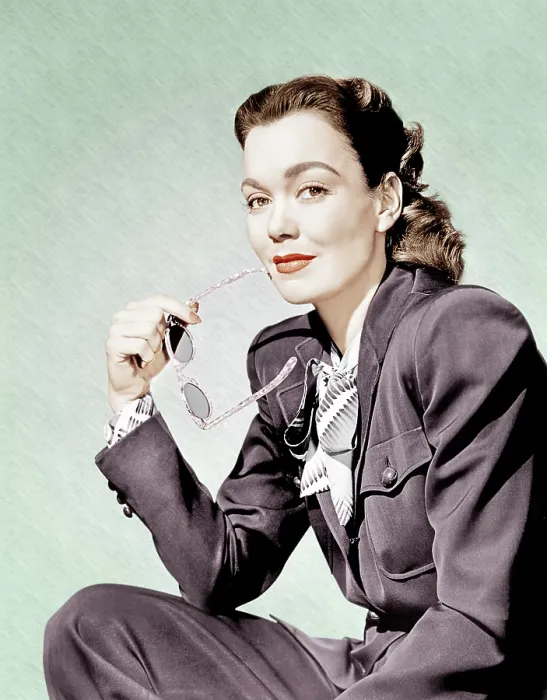 Framed Print : Jane Wyman, Warner Brothers portrait, ca. 1947