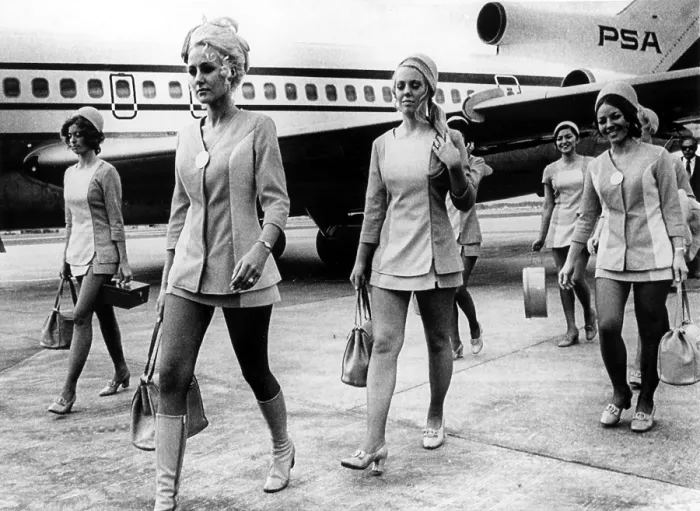 Framed Print : January 8, 1972-- Miami, FLA-- Stewardesses who were aboard the Pacific Northwest Airlines Boeing 727 which was hijacked on a flight from San Francisco to Los Angeles January 8 Framed Print : January 8, 1972-- Miami, FLA-- Stewardesses who were aboard the Pacific Northwest Airlines Boeing 727 which was hijacked on a flight from San Francisco to Los Angeles January 8