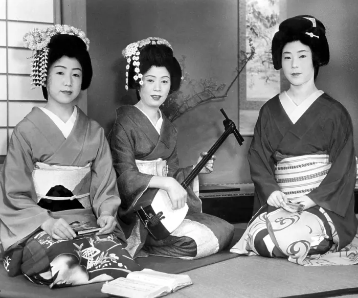 Framed Print : Japanese women, undated.. Courtesy: CSU Archives / Everett Collection Framed Print : Japanese women, undated.. Courtesy: CSU Archives / Everett Collection