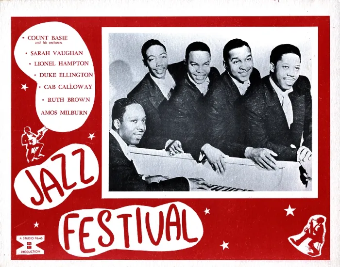Framed Print : JAZZ FESTIVAL, The Clovers, (Harold Winley, King Raymond Green, Franklen Poole, Carlos Wilson, Edward Ike Bowers), 1956