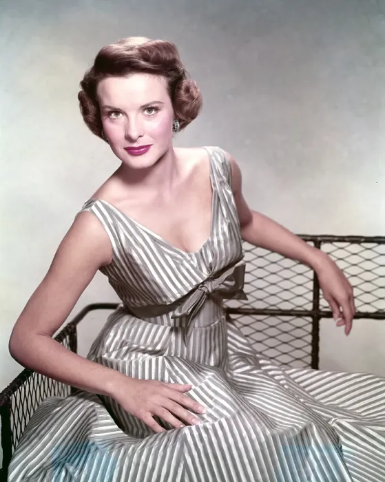 Framed Print : JEAN PETERS, in the film, A MAN CALLED PETER, 1955