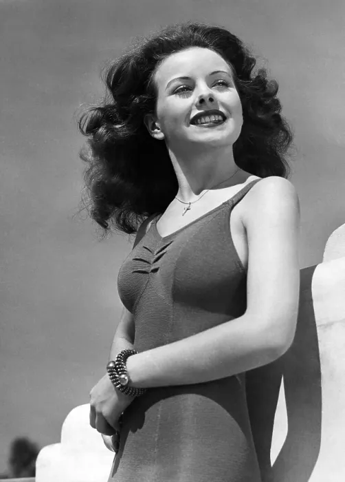 Framed Print : Jeanne Crain, ca. 1944