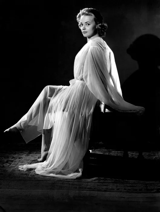 Framed Print : Jeanne Moreau, ca. 1950s Framed Print : Jeanne Moreau, ca. 1950s