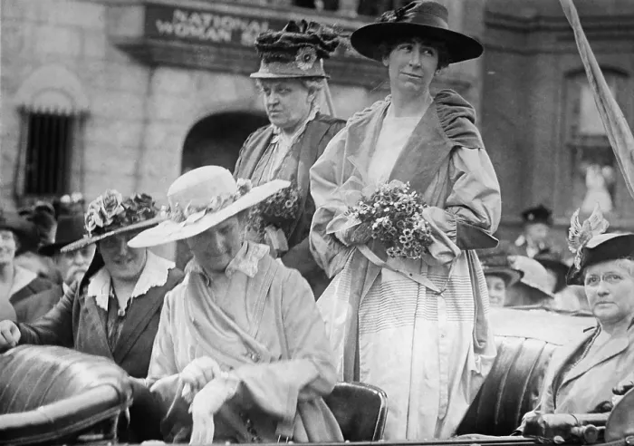 Framed Print : Jeannette Rankin (1880-1973), first woman member of the U.S. Congress stands in an open car in front of the Washington D.C Framed Print : Jeannette Rankin (1880-1973), first woman member of the U.S. Congress stands in an open car in front of the Washington D.C
