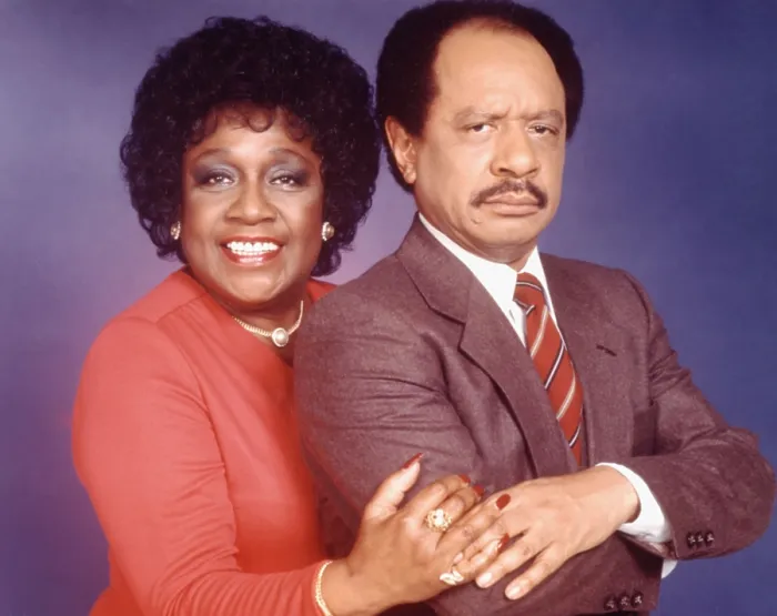 Framed Print : THE JEFFERSONS, Isabel Sanford, Sherman Hemsley, 1975-85