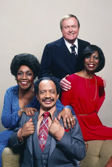 Framed Print : THE JEFFERSONS, from left: Isabel Sanford, Sherman Hemsley, Franklin Cover, Roxie Roker, (1980), 1975-85 Framed Print : THE JEFFERSONS, from left: Isabel Sanford, Sherman Hemsley, Franklin Cover, Roxie Roker, (1980), 1975-85