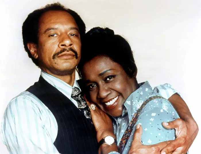 Framed Print : THE JEFFERSONS, from left: Sherman Hemsley, Isabel Sanford, 1975-85