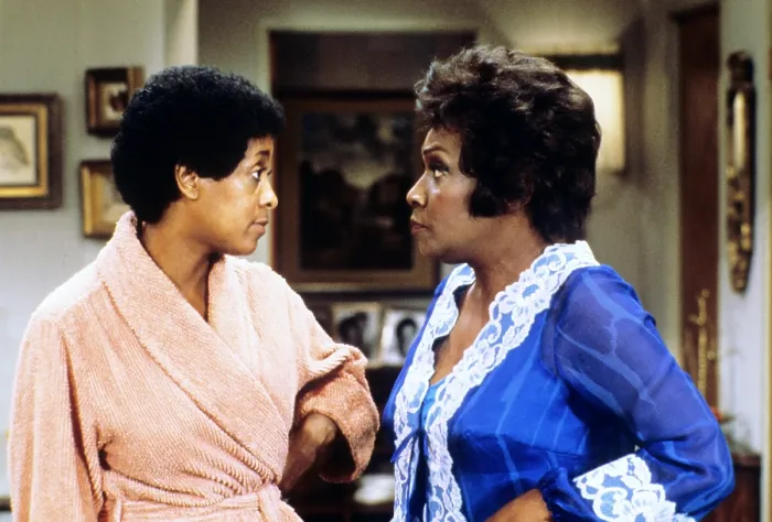 Framed Print : THE JEFFERSONS, Marla Gibbs, Isabel Sanford, 1975-85 Framed Print : THE JEFFERSONS, Marla Gibbs, Isabel Sanford, 1975-85