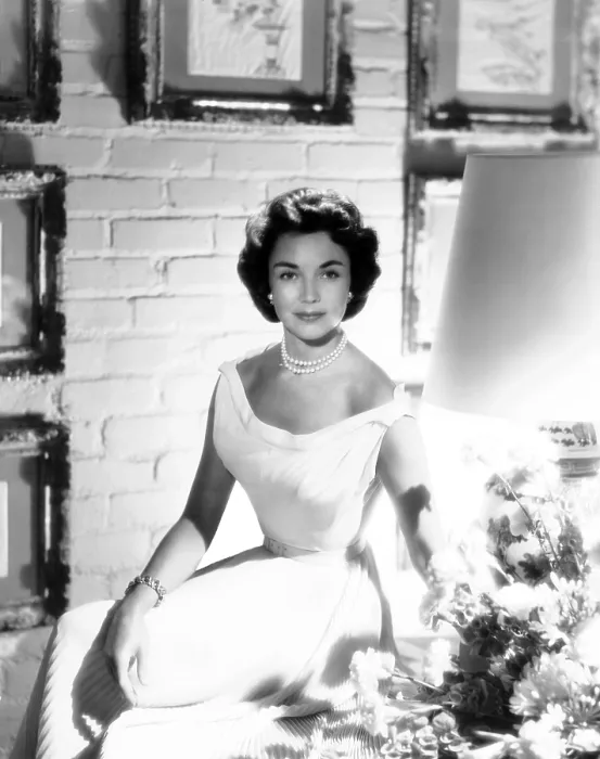 Framed Print : Jennifer Jones, at home, ca. late 1950s