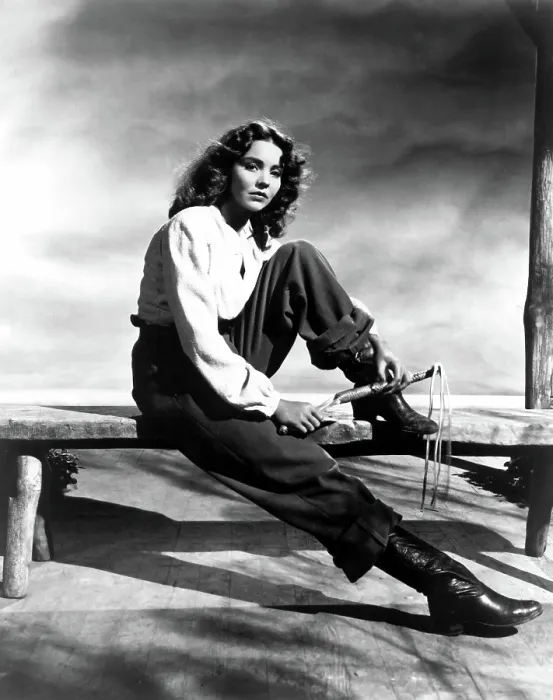 Framed Print : Jennifer Jones, portrait with whip' Framed Print : Jennifer Jones, portrait with whip'