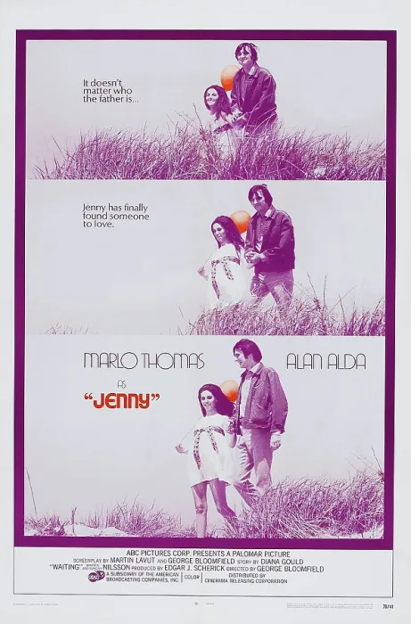 Framed Print : JENNY, US poster, from left: Marlo Thomas, Alan Alda, 1970