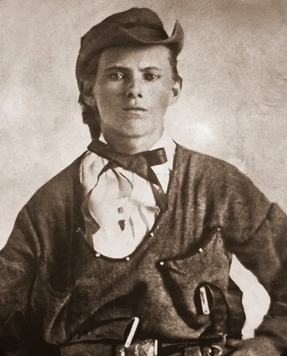 Framed Print : Jesse James (1847-1882). Portrait ca. 1870s Framed Print : Jesse James (1847-1882). Portrait ca. 1870s