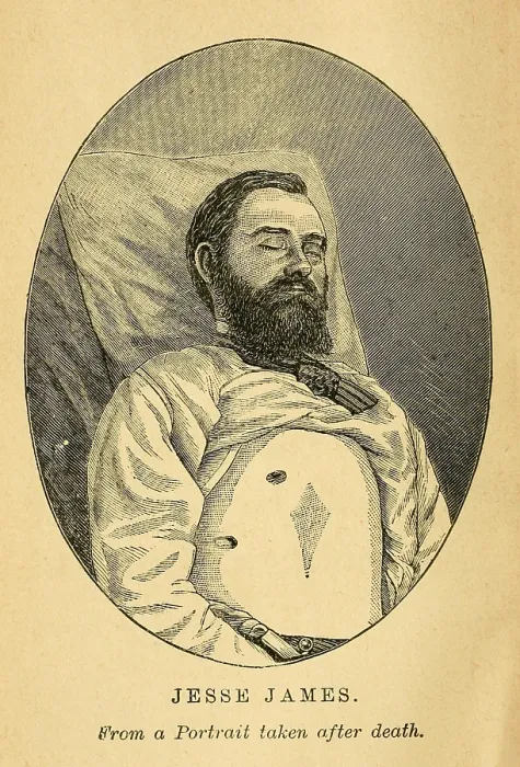 Framed Print : Jesse James, after his death at the hands of turn-coat reward collector Bob Ford on April 3, 1882 Framed Print : Jesse James, after his death at the hands of turn-coat reward collector Bob Ford on April 3, 1882