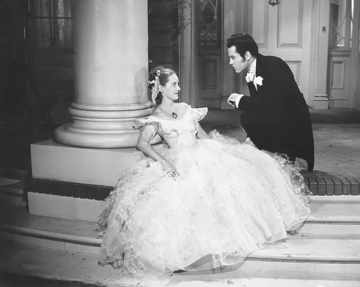 Framed Print : JEZEBEL, from left, Bette Davis, Henry Fonda, 1938