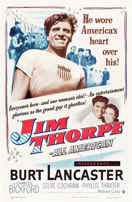 Framed Print : JIM THORPE - ALL-AMERICAN, Burt Lancaster, Phyllis Thaxter, 1951