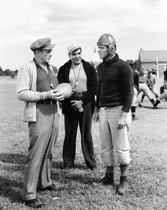 Framed Print : JIM THORPE - ALL-AMERICAN, left and right, Charles Bickford, Burt Lancaster, 1951 Framed Print : JIM THORPE - ALL-AMERICAN, left and right, Charles Bickford, Burt Lancaster, 1951