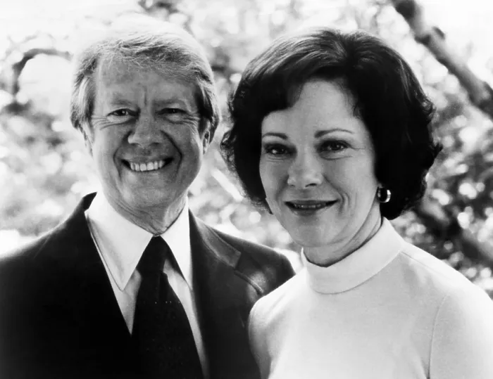 Framed Print : Jimmy Carter and Rosalynn Carter, 1977. Courtesy: CSU Archives / Everett Collection