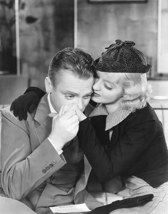 Framed Print : JIMMY THE GENT, from left: James Cagney, Bette Davis, 1934 Framed Print : JIMMY THE GENT, from left: James Cagney, Bette Davis, 1934