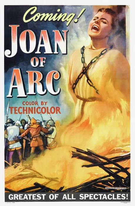 Framed Print : JOAN OF ARC, US advance poster, Ingrid Bergman, 1948