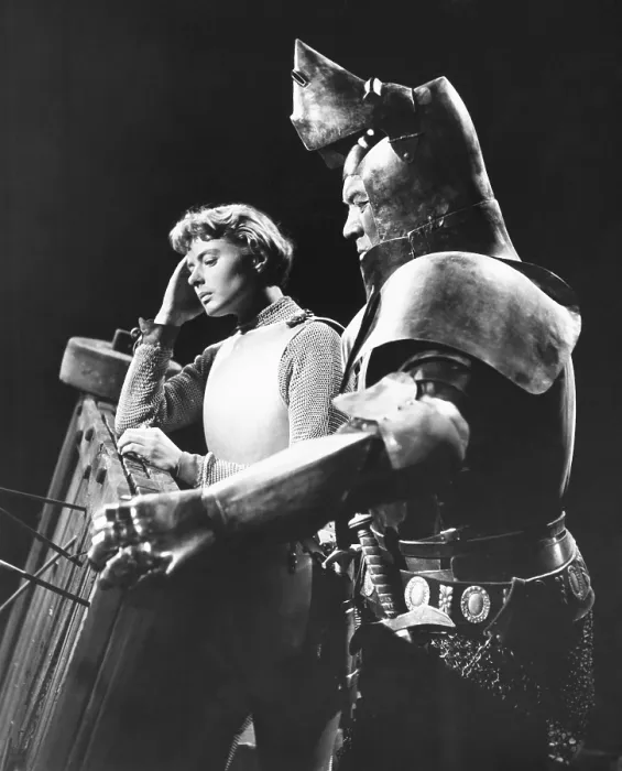 Framed Print : JOAN OF ARC, from left: Ingrid Bergman, Ward Bond, 1948 Framed Print : JOAN OF ARC, from left: Ingrid Bergman, Ward Bond, 1948
