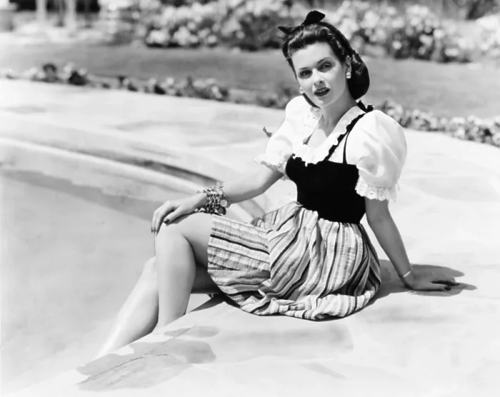 Framed Print : Joan Bennett, at home, 1944