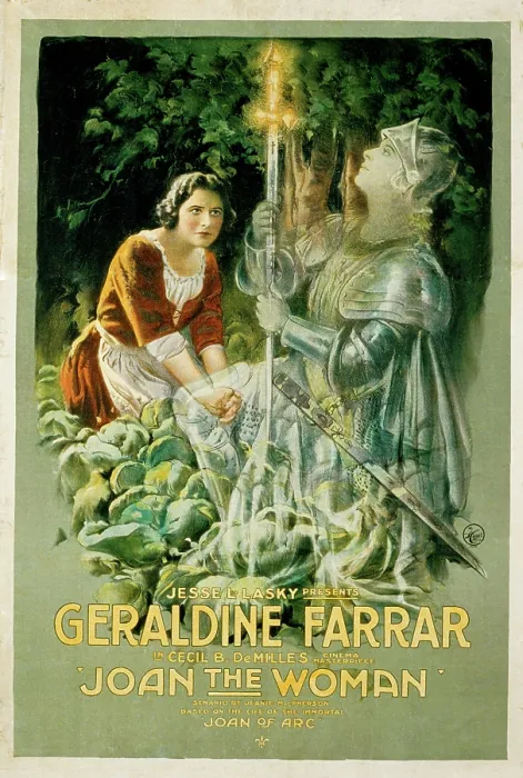 Framed Print : JOAN THE WOMAN, Geraldine Farrar as Joan of Arc, 1916 Framed Print : JOAN THE WOMAN, Geraldine Farrar as Joan of Arc, 1916
